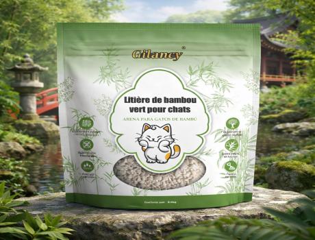 litière en bambou pour chats