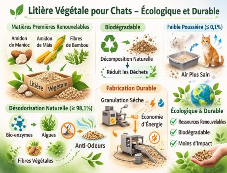 Pourquoi la litière végétale pour chats est-elle plus écologique ?