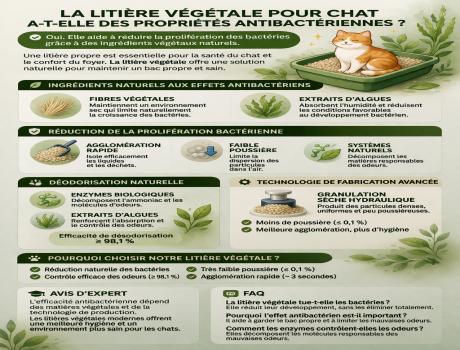 Comment la litière végétale élimine les odeurs Comment la litière végétale élimine les odeurs