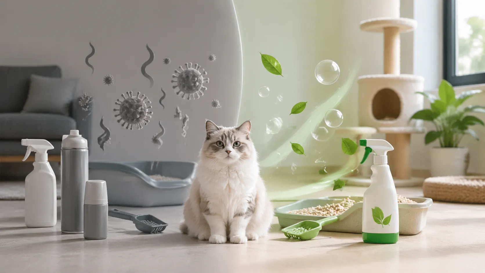 Révolution du nettoyage des animaux : sprays désodorisants enzymatiques vs désodorisants traditionne