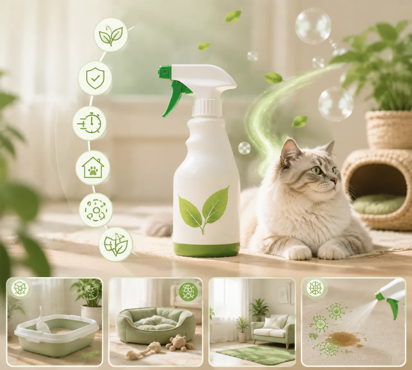 Éliminer les odeurs à la source : comment fonctionne le spray désodorisant Enzymes + Polyphénols de 