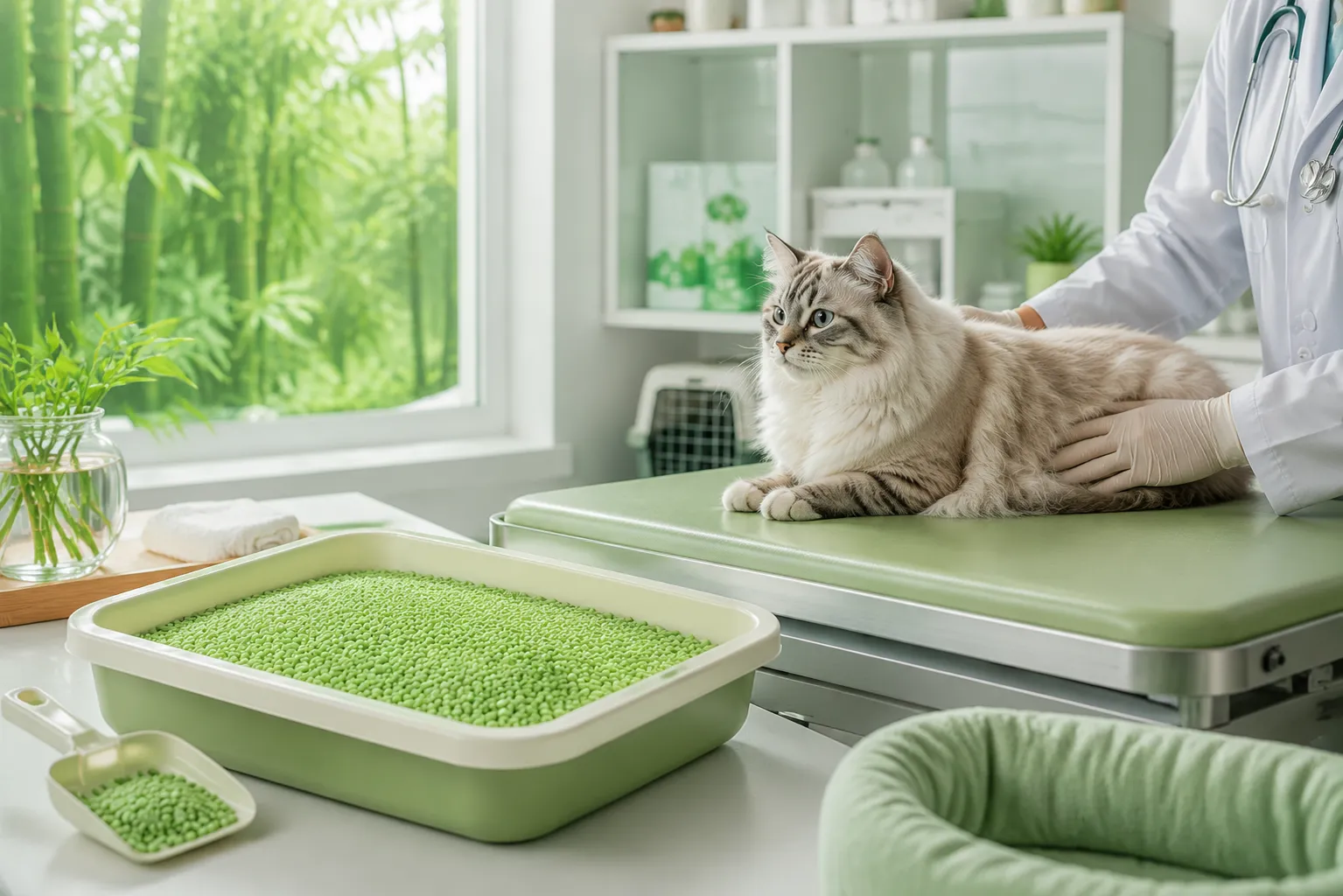 Litière Bamboo Essence pour chats dans les cliniques vétérinaires : hygiène et bien-être