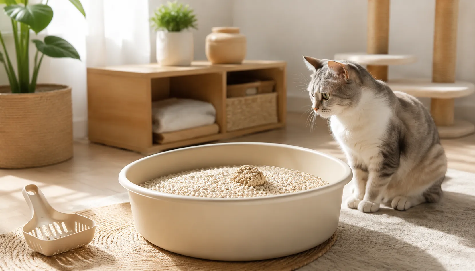 Comment aider votre chat à s’adapter à la litière de tofu — Conseils pratiques