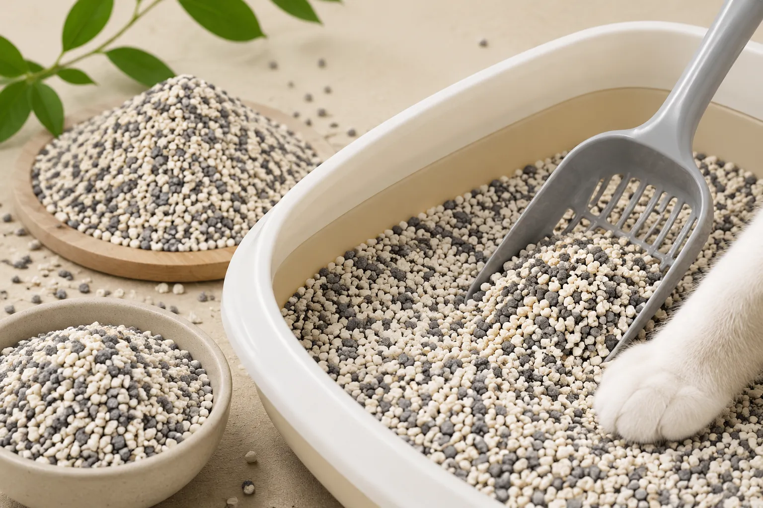Litière Hybride Manioc et Argile – Litière Économique et Performante