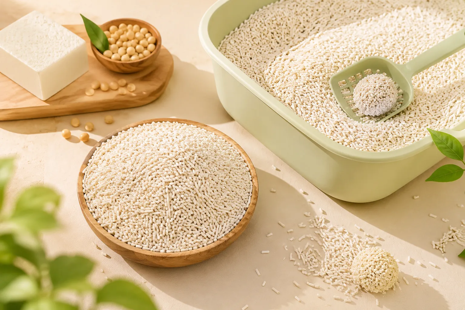 Quelle Quantité de Litière pour Chat en Tofu Faut-il Utiliser ?