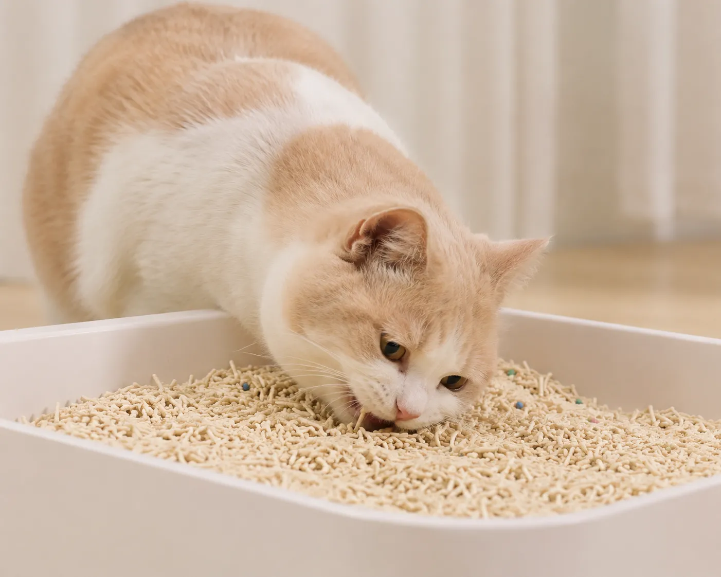 Pourquoi mon chat mange-t-il de la litière ?