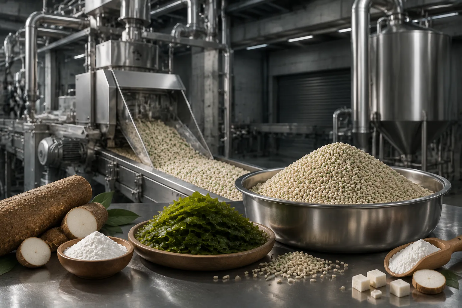 Qu’est-ce que la litière pour chat à base d’algues et de manioc de qualité alimentaire ?